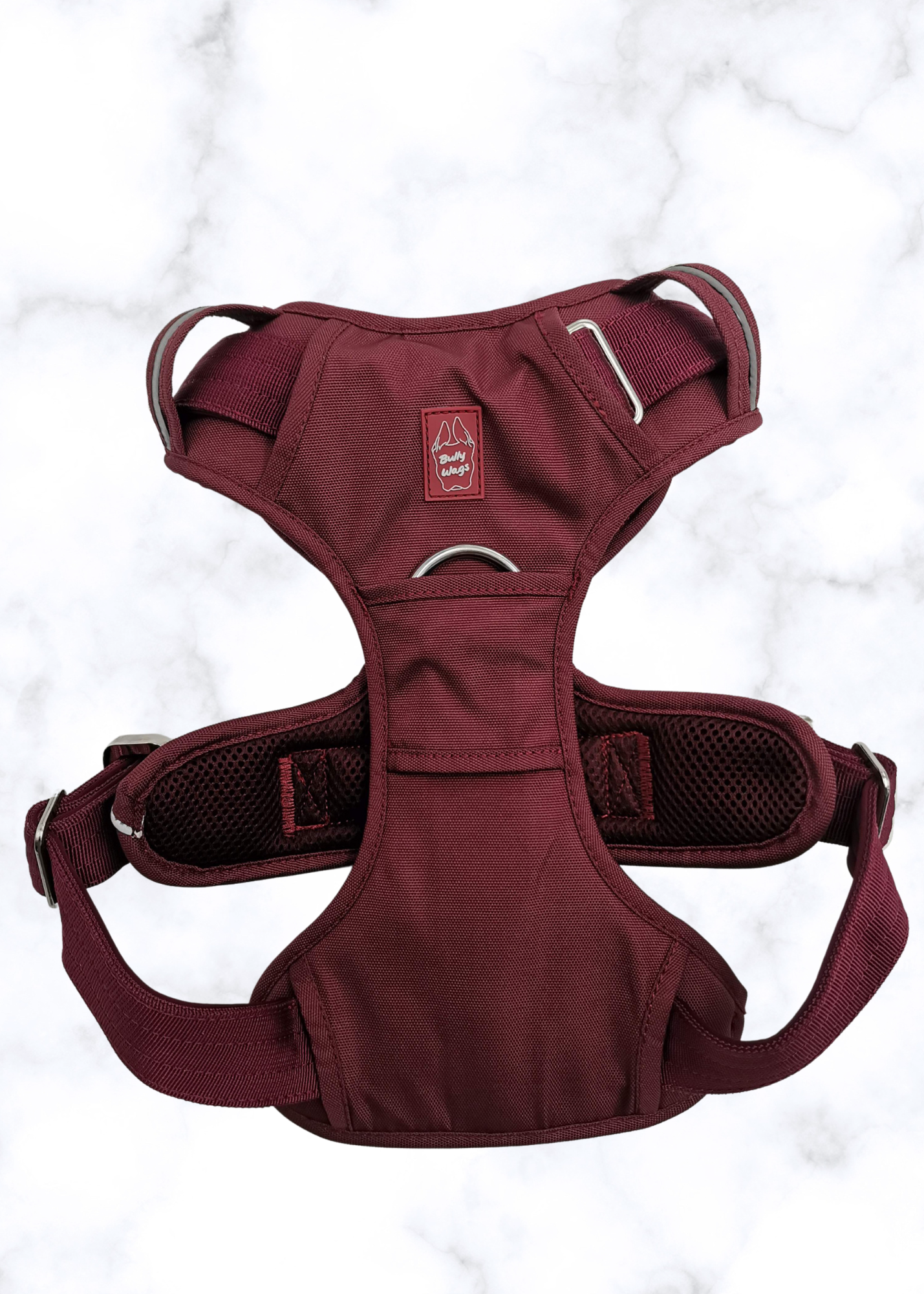 Heavy-Duty Everyday Harness - Cherry Wine-1