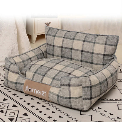 Dog Bed | Sofa - Reversable, Removable, Washable Cover