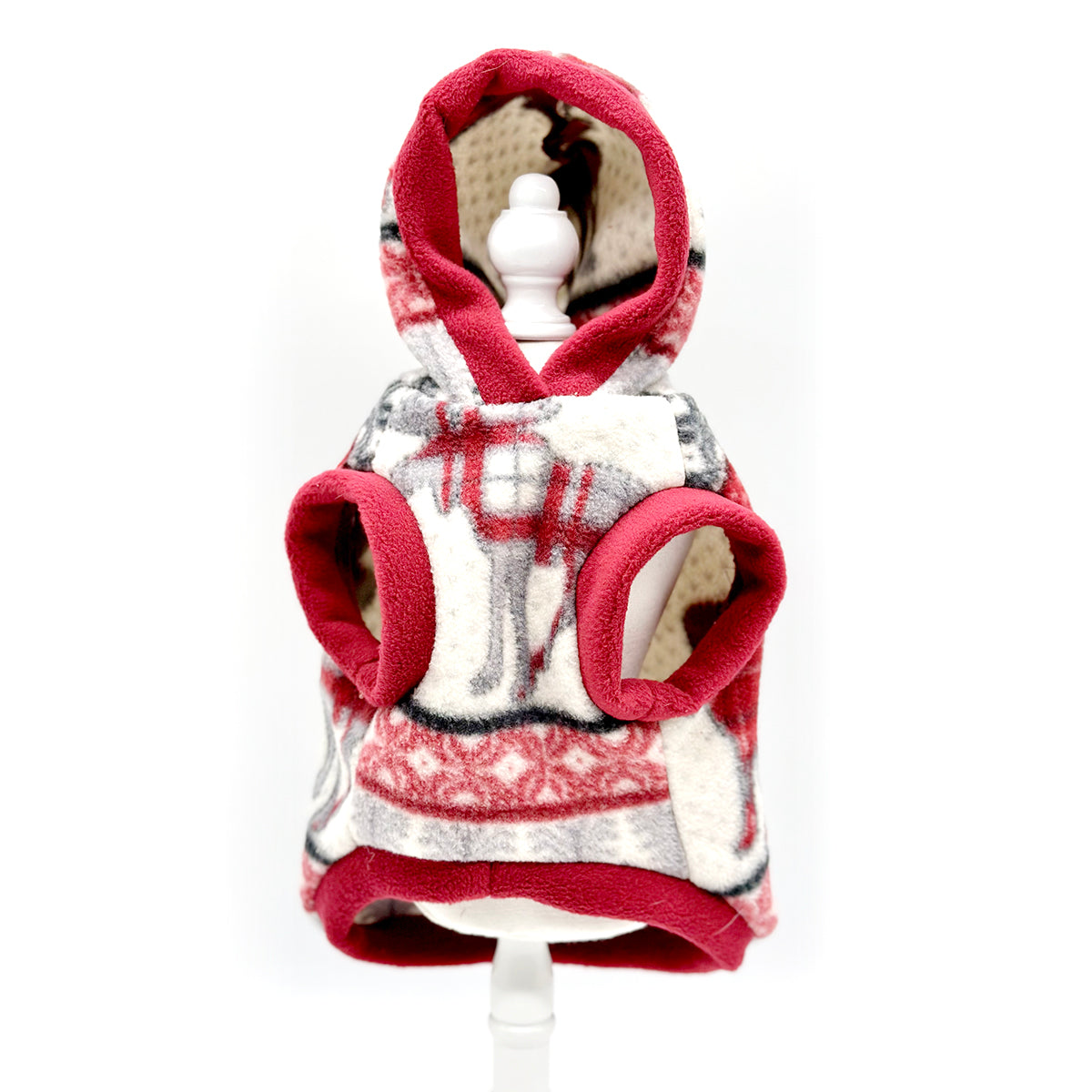 "Through the Woods" Luxe Fleece Blanket Hoodie w/ Pom Pom-3